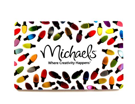 Michaels Gift Card Printable